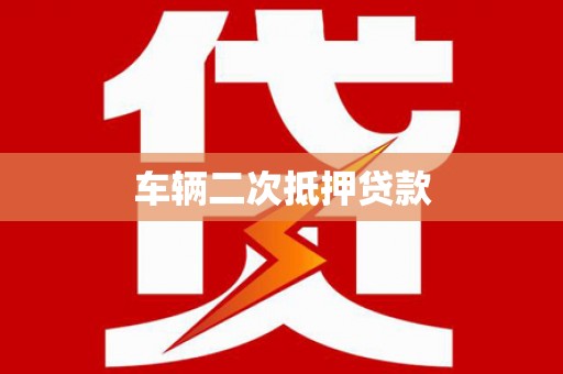 定兴车辆二次抵押贷款