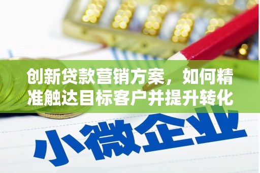 定兴创新贷款营销方案，如何精准触达目标客户并提升转化率