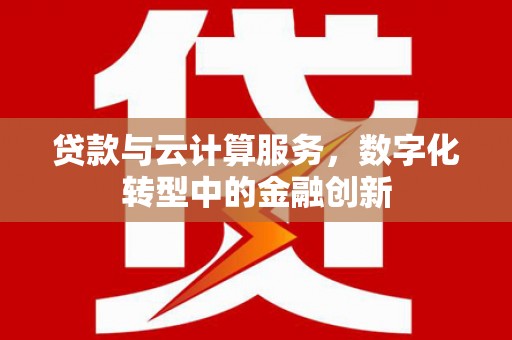 定兴贷款与云计算服务，数字化转型中的金融创新