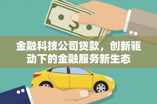 定兴金融科技公司贷款，创新驱动下的金融服务新生态