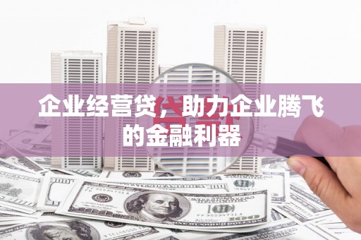 定兴企业经营贷，助力企业腾飞的金融利器