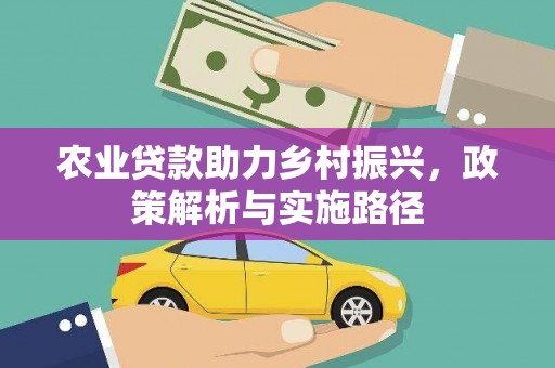 定兴农业贷款助力乡村振兴，政策解析与实施路径