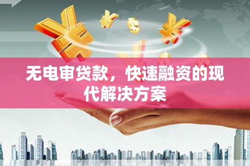 定兴无电审贷款，快速融资的现代解决方案