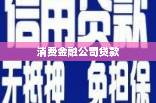 定兴消费金融公司贷款