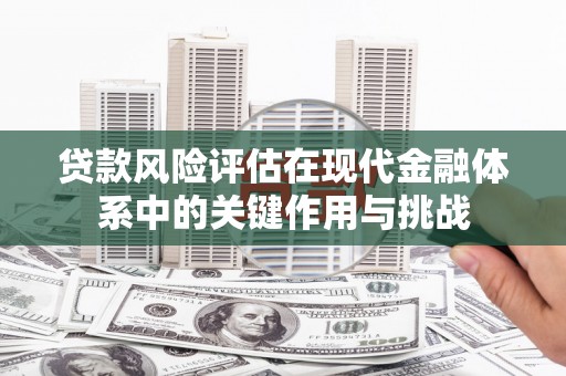 定兴贷款风险评估在现代金融体系中的关键作用与挑战