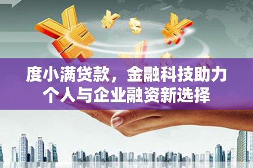 定兴度小满贷款，金融科技助力个人与企业融资新选择