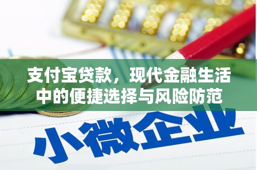 定兴支付宝贷款，现代金融生活中的便捷选择与风险防范