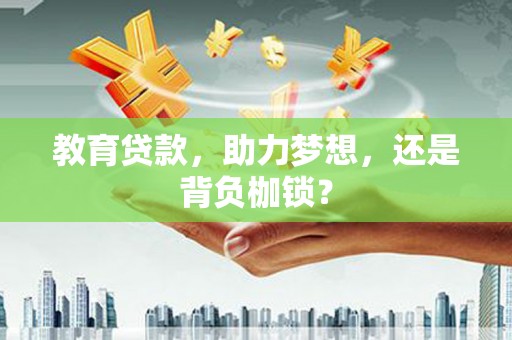定兴教育贷款，助力梦想，还是背负枷锁？