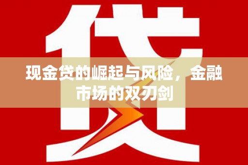 定兴现金贷的崛起与风险，金融市场的双刃剑