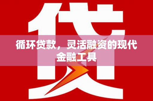 定兴循环贷款，灵活融资的现代金融工具