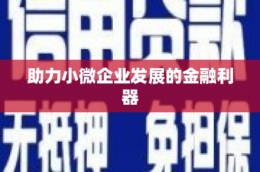 定兴助力小微企业发展的金融利器