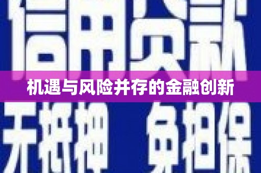 定兴机遇与风险并存的金融创新