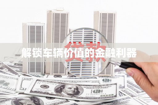 定兴解锁车辆价值的金融利器