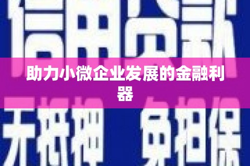 定兴助力小微企业发展的金融利器